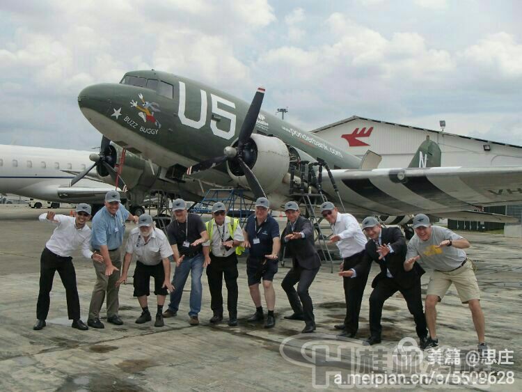 飛虎隊“C47A”戰機“定居”桂林鴻程磨粉機廠旁 